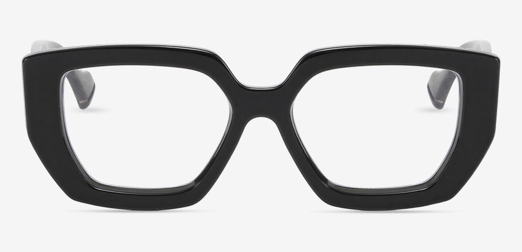 Ceolin Gafas Rectangulares Negras