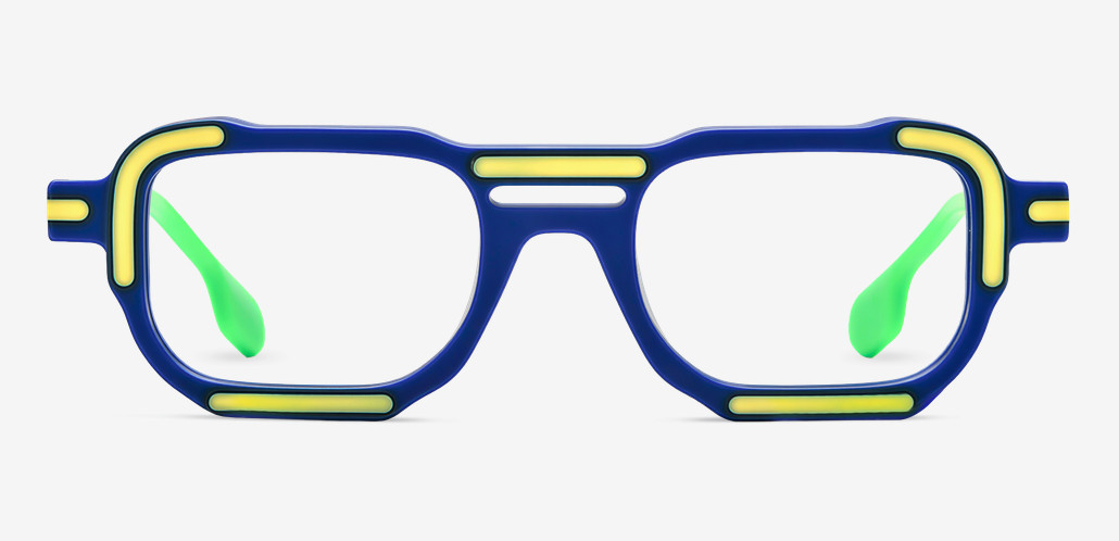 Baker Blue Aviator Glasses