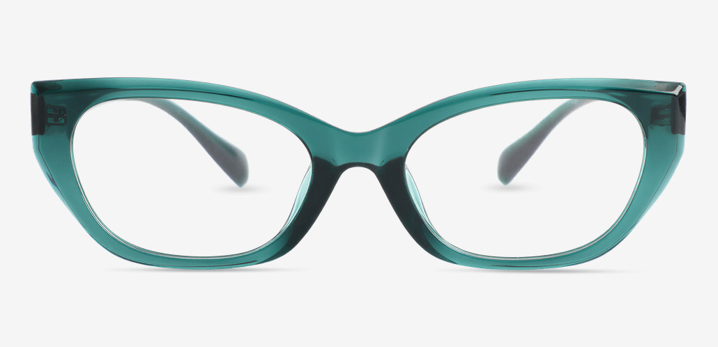 Faithe Gafas Cat Eye Verdes