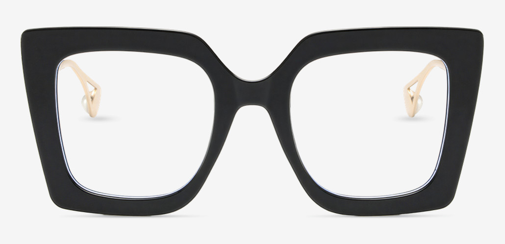 Leah Gafas Cuadradas Negras