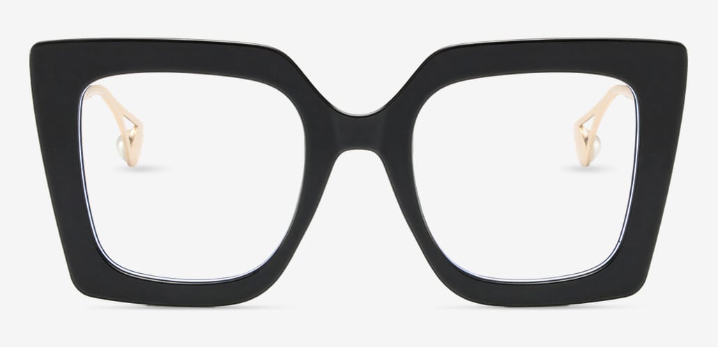 Leah Gafas Cuadradas Negras