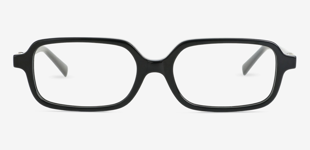 Osborn Black Rectangle Glasses