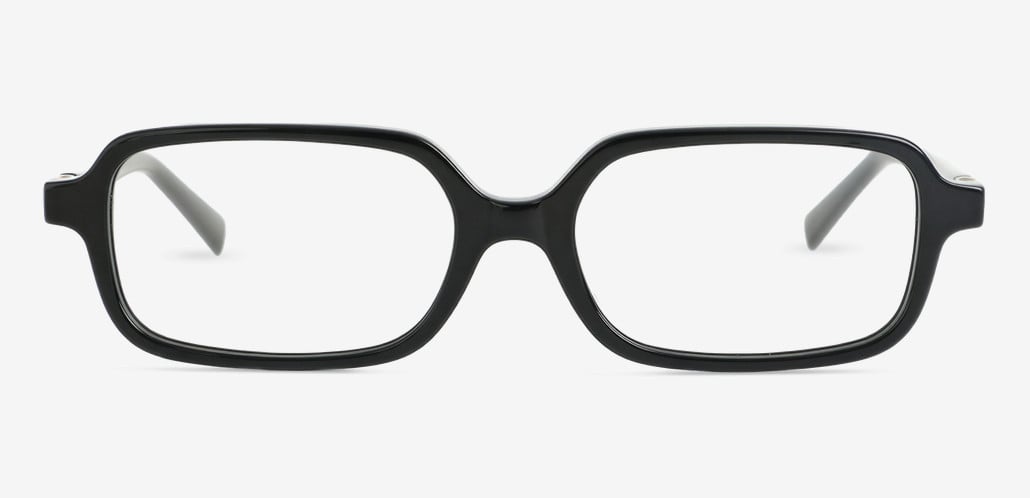 Osborn Black Rectangle Glasses
