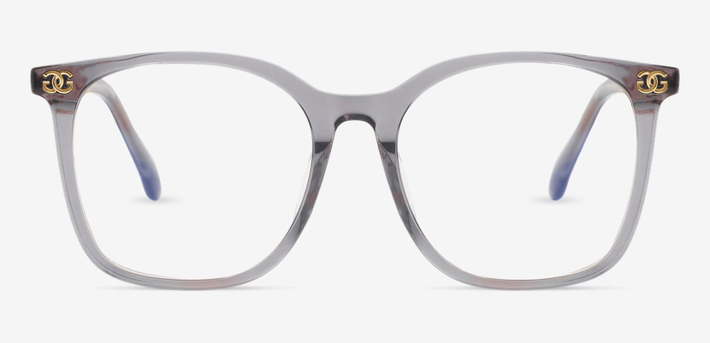 Bader Gafas Cuadradas Grises