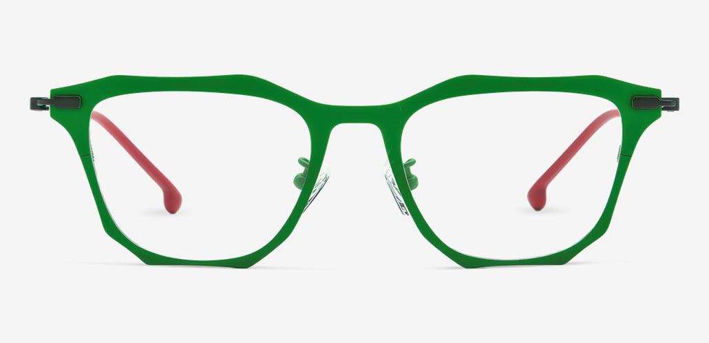 Bartholome Gafas Cuadradas Verdes