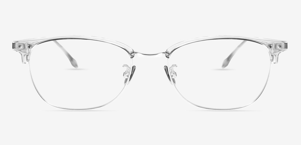 Parker Occhiali Browline Grigi
