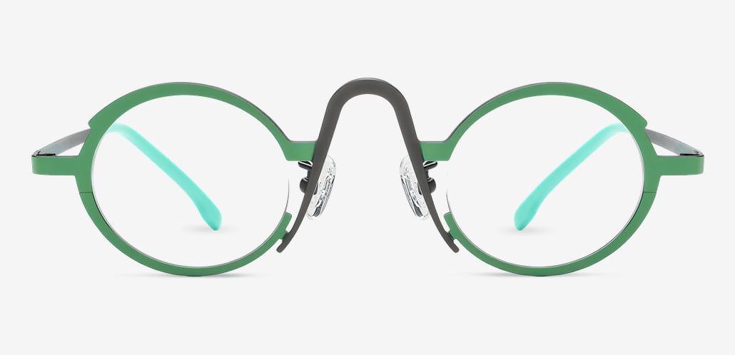Stowe Gafas Redondas Verdes