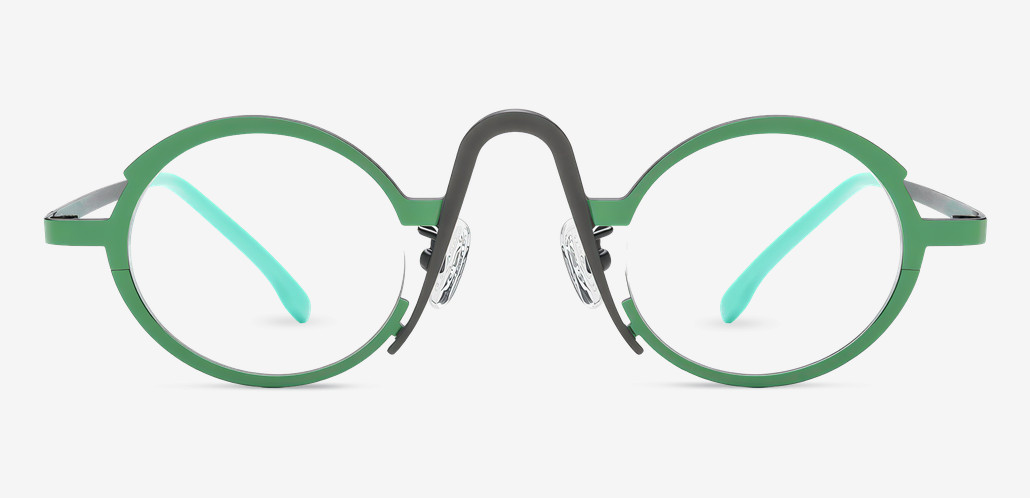 Stowe Gafas Redondas Verdes