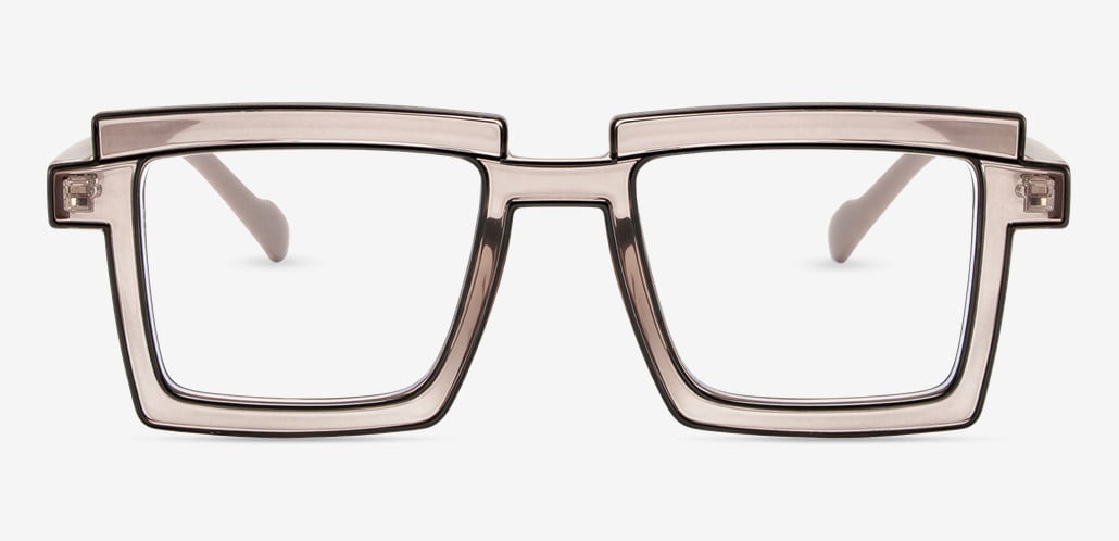 Flossie Gray Square Glasses