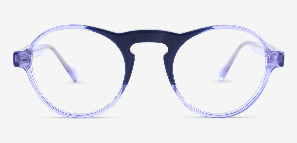 Service Gafas Redondas Azules