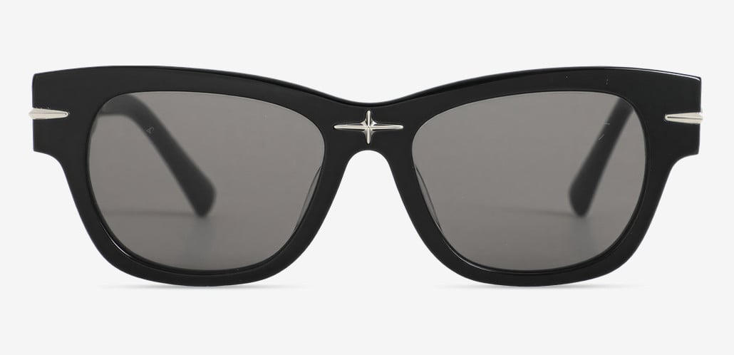 Hazel Gafas de sol Cuadradas Negras
