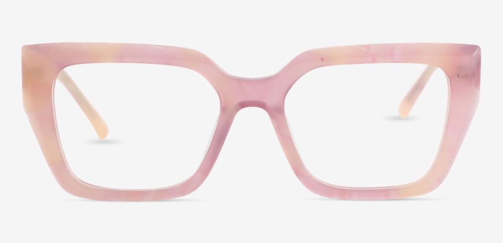 Frida Pink Square Glasses