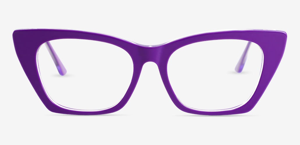 Ivy Purple Cat Eye Glasses
