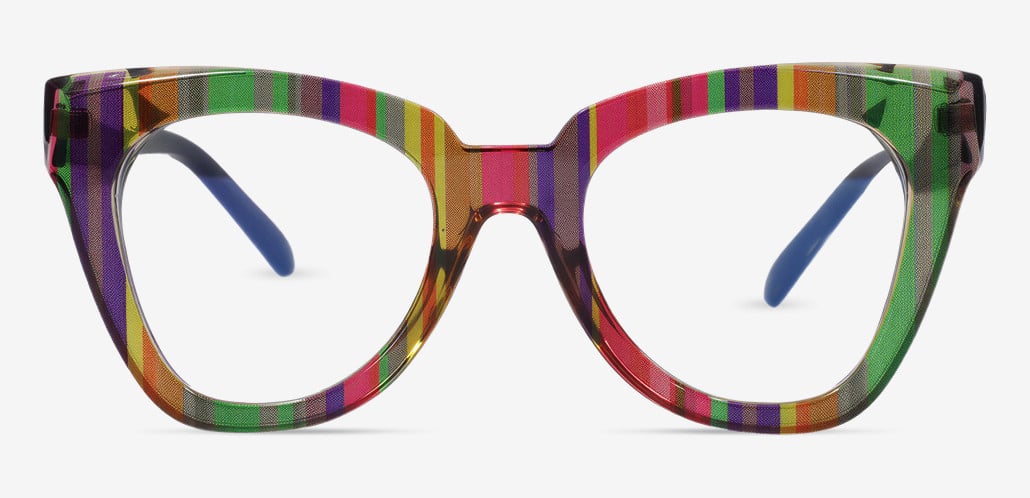 Kitty Multicolor Cat Eye Glasses