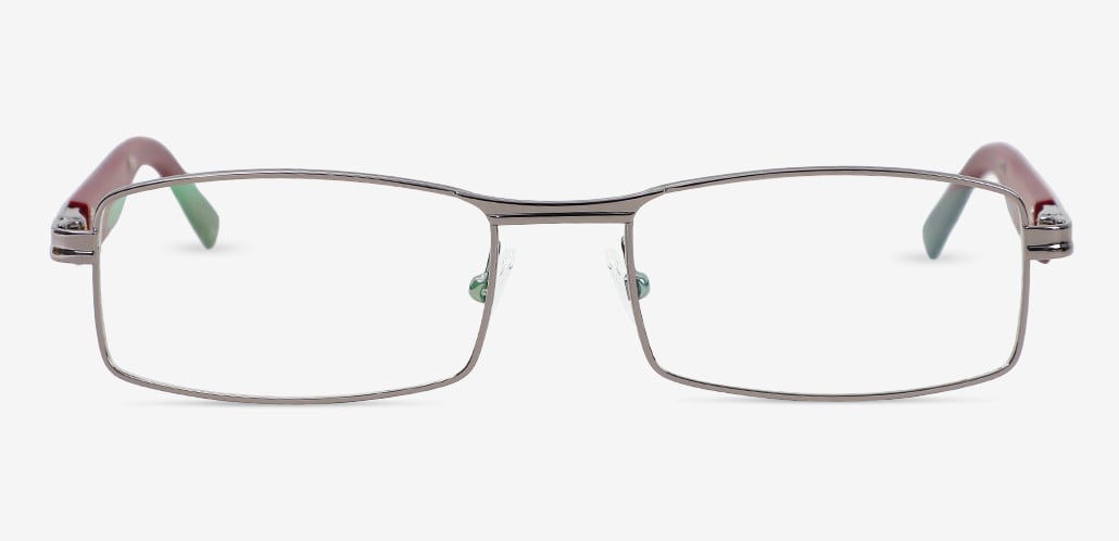 Erwin Gray Rectangle Glasses