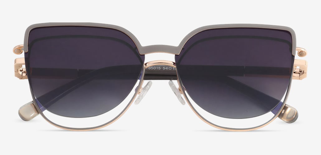 Francesca Gray Cat Eye Glasses