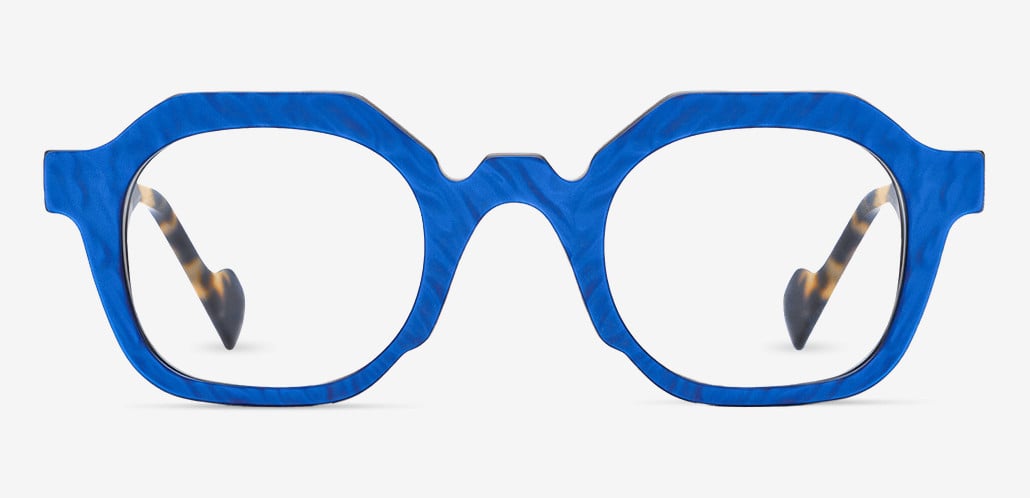 Zebulon Gafas Cuadradas Azules