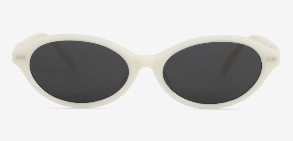 Dawson Gafas de sol Ovaladas Blancas