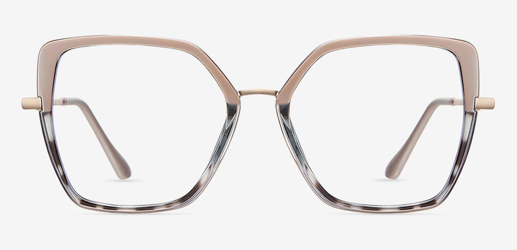 Jackso Occhiali Cat Eye Marroni