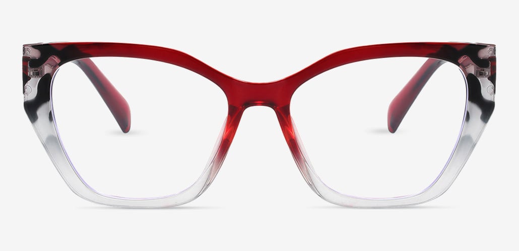 Kristin Gafas Cat Eye Rojas