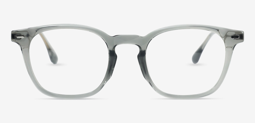 Pepys Gray Square Glasses