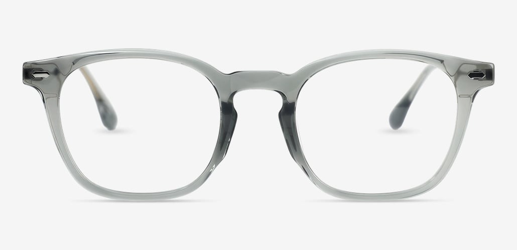 Pepys Gray Square Glasses
