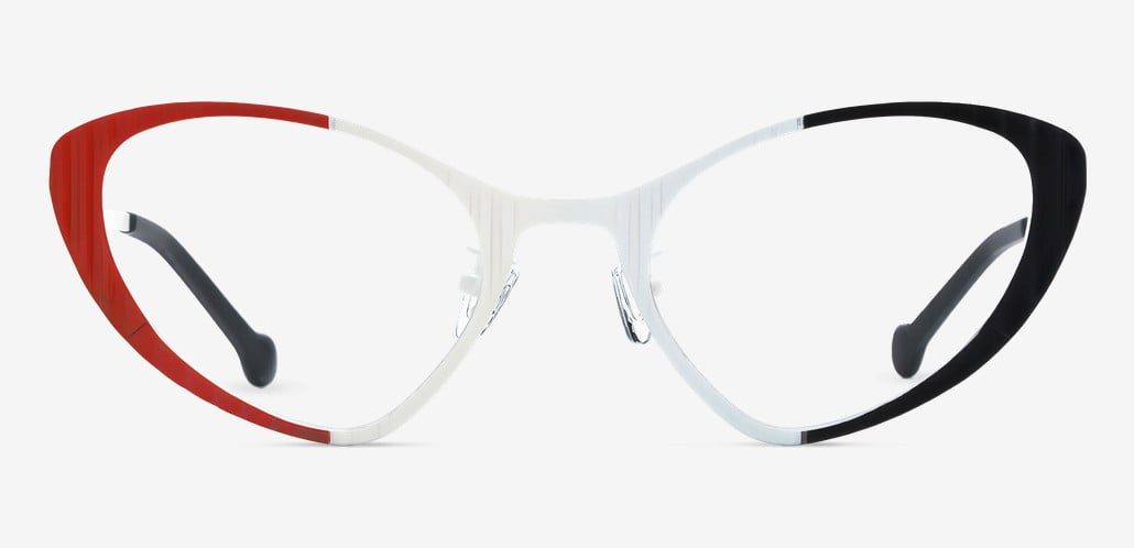 Washingto Gafas Cat Eye Blancas