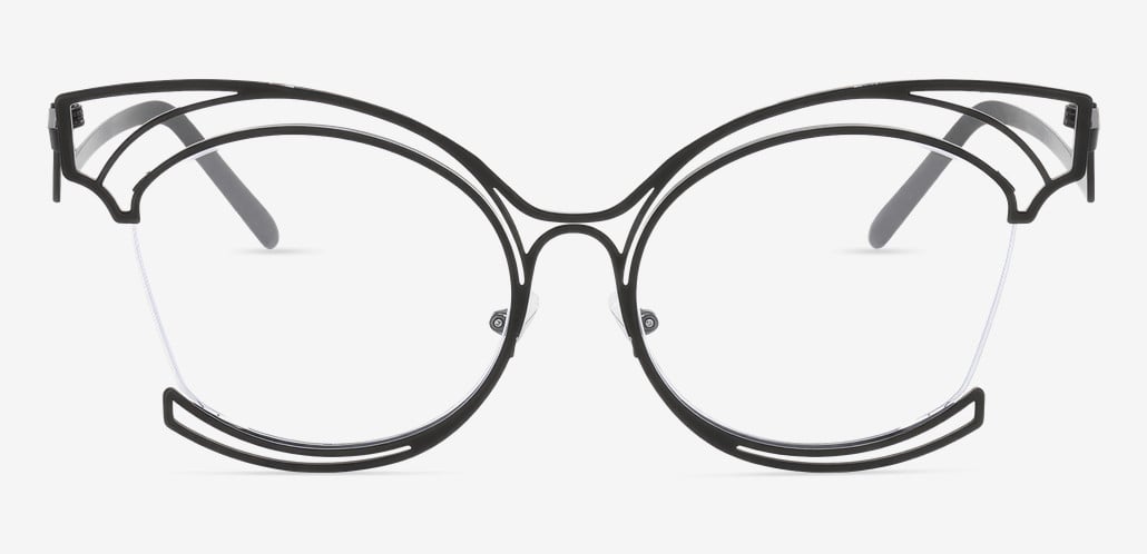 Lennen Black Cat Eye Glasses