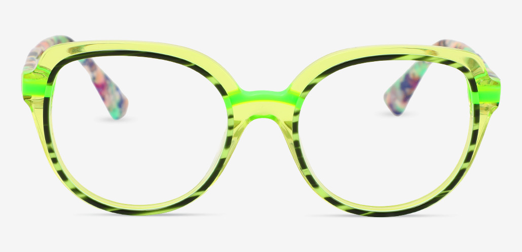 Nola Gafas Redondas Verdes