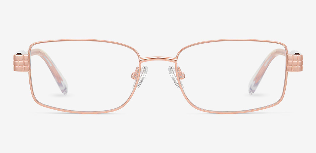 Clara Gafas Rectangulares Rosas
