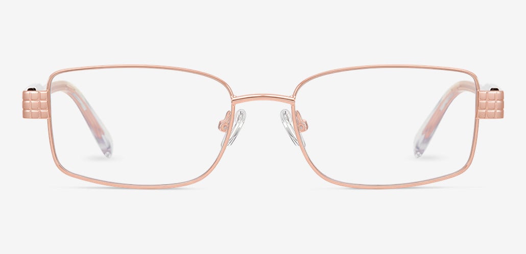 Clara Gafas Rectangulares Rosas