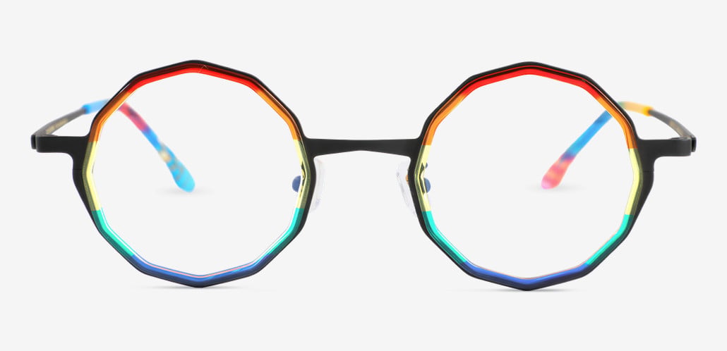 Gaskel Multicolor Round Glasses
