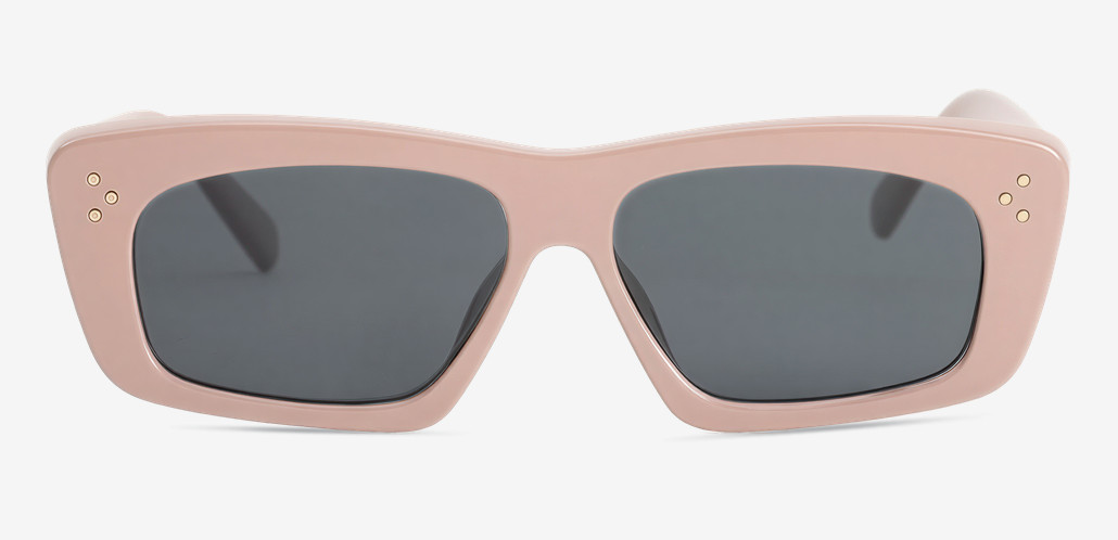 Albert Pink Rectangle Sunglasses