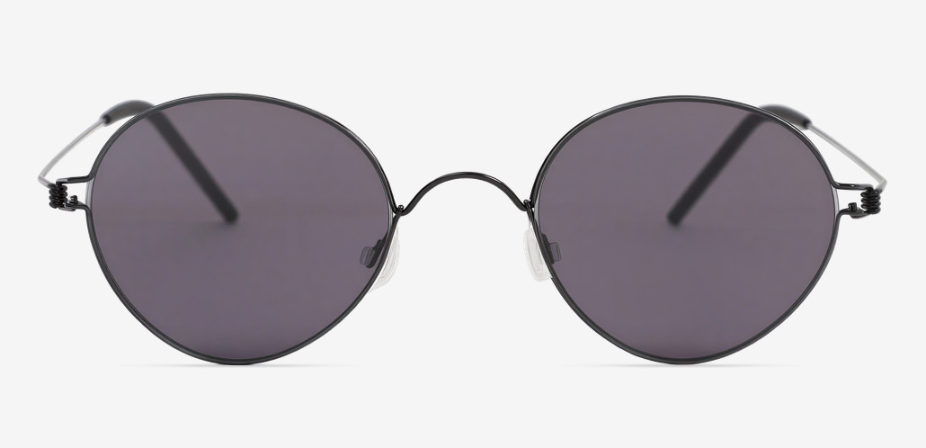 Clara Gafas de sol Redondas Negras