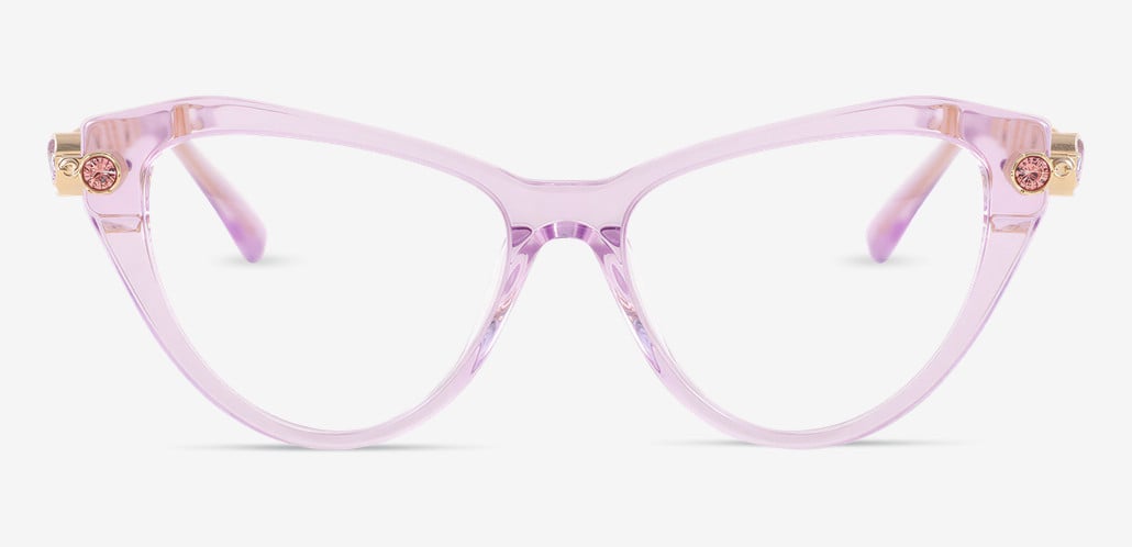 Adrienne Purple Cat Eye Glasses