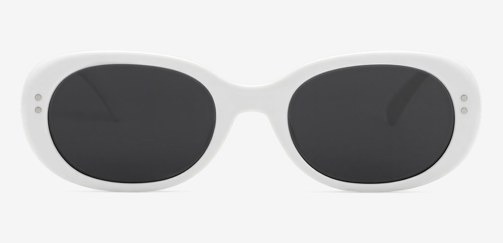 Howard White Rectangle Sunglasses