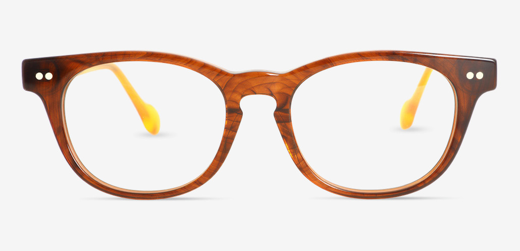Hardy Brown Square Glasses