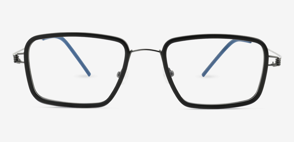 Roland Black Rectangle Glasses