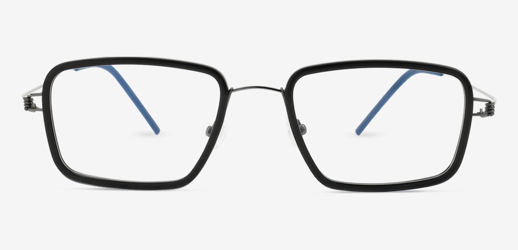 Roland Black Rectangle Glasses
