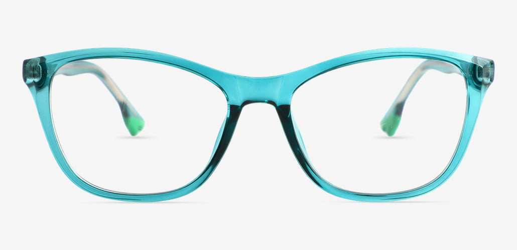 Evelyn Green Cat Eye Glasses