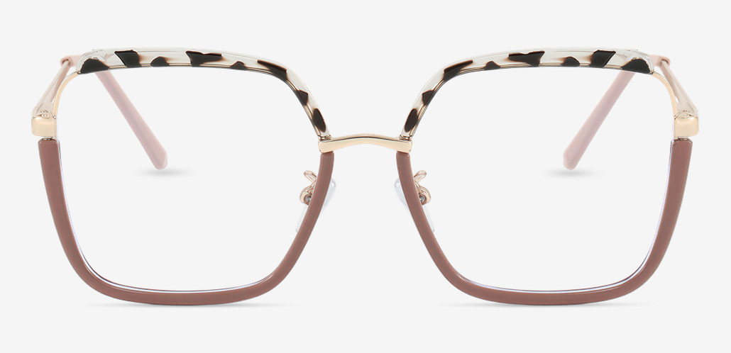 Lizzie Brown Square Glasses