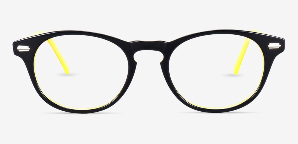 Gusta Gafas Redondas Negras