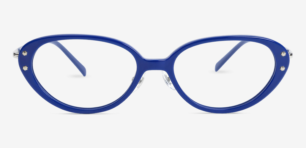 Taylor Blue Cat Eye Glasses