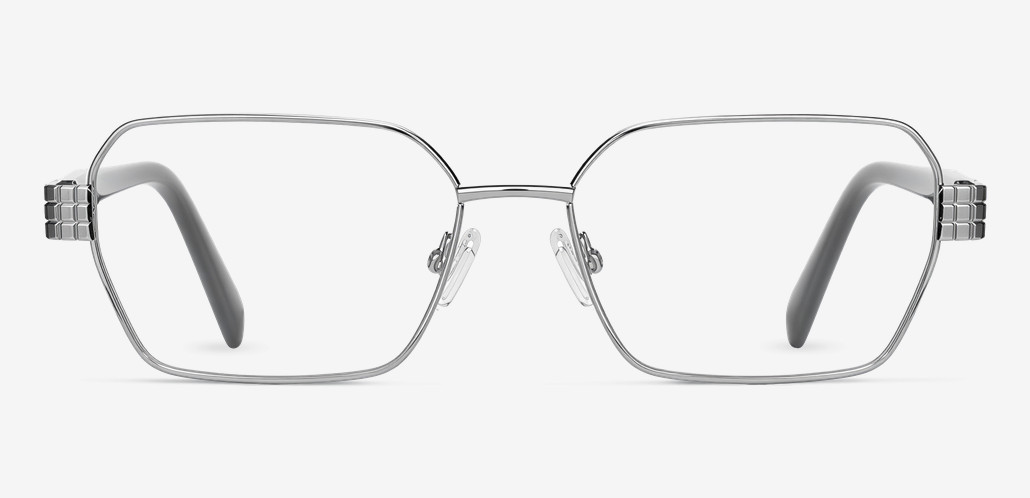 Joseph Silver Rectangle Glasses