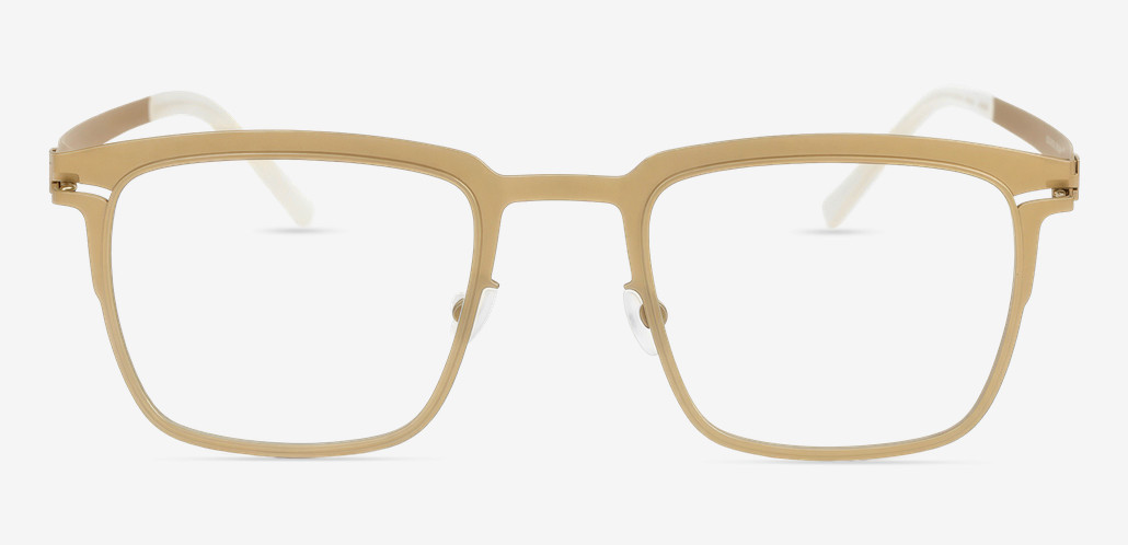 Haggai Gold Square Glasses
