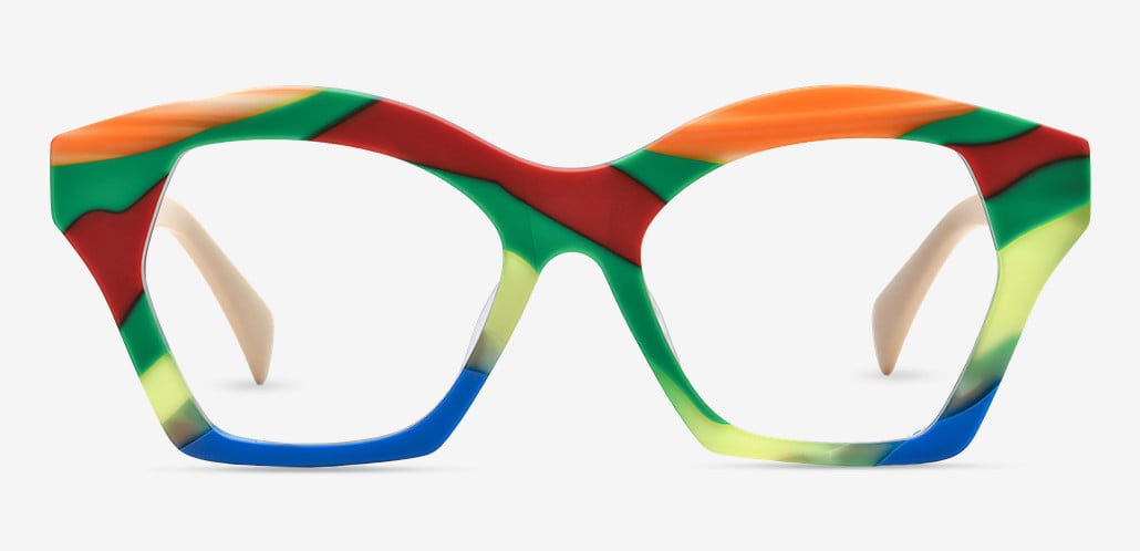 Virgil Occhiali Cat Eye Multicolori