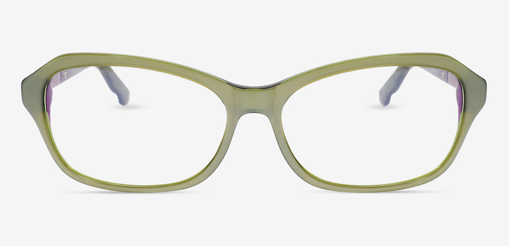 Congre Green Rectangle Glasses