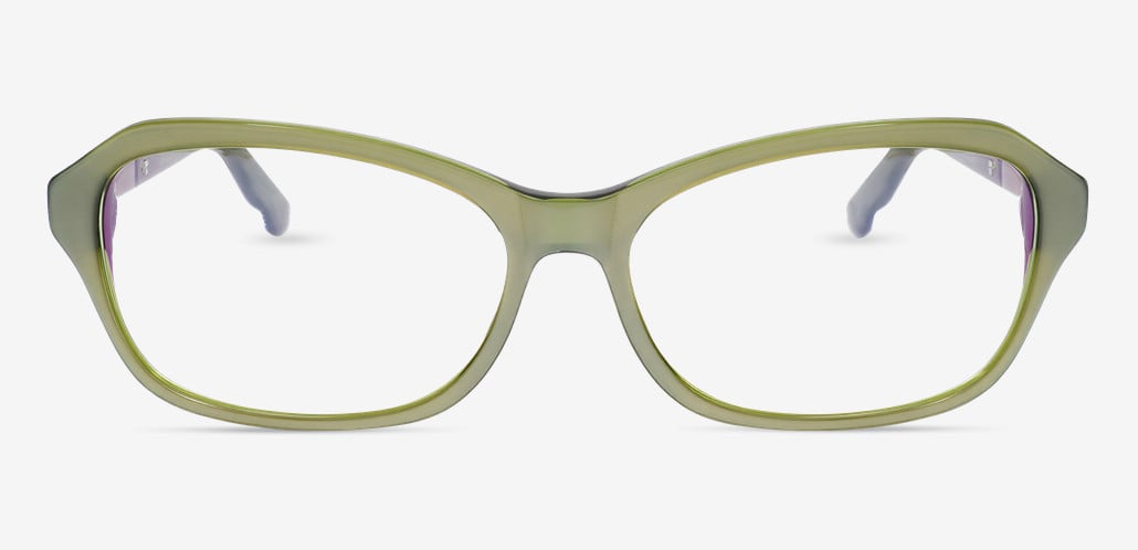 Congre Green Rectangle Glasses