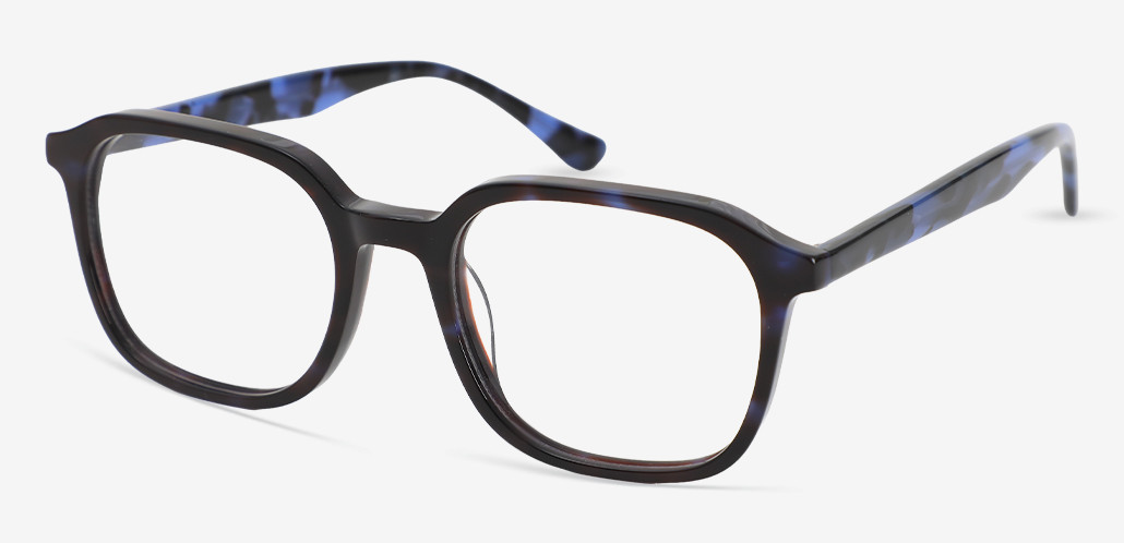 Kendall Blaue Quadratische Brille