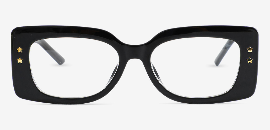 Huggins Gafas Cuadradas Negras